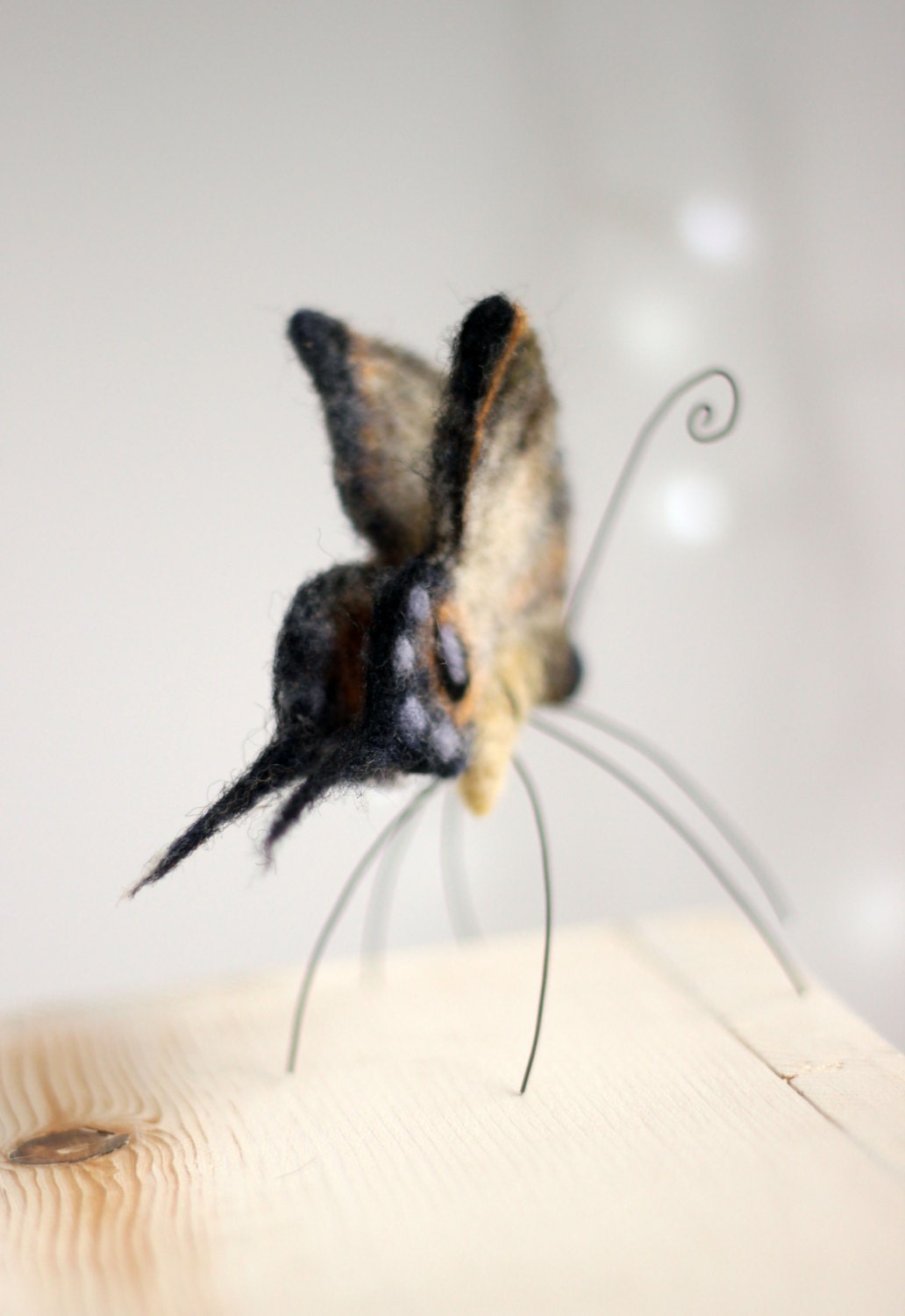 Needle Felted Butterfly Tiger Butterfly Needle Felting