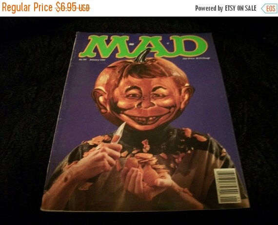 MAD Magazine January 1993 Edition 316 Alfred E Neuman Spoof Satire ...