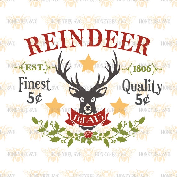 Reindeer Treats svg Christmas svg Holiday svg SVG files Cut