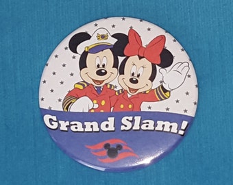 Disney Cruise Grand Slam - DCL Grand Slam - Celebration Button - Celebration Pin - Mickey & Minnie
