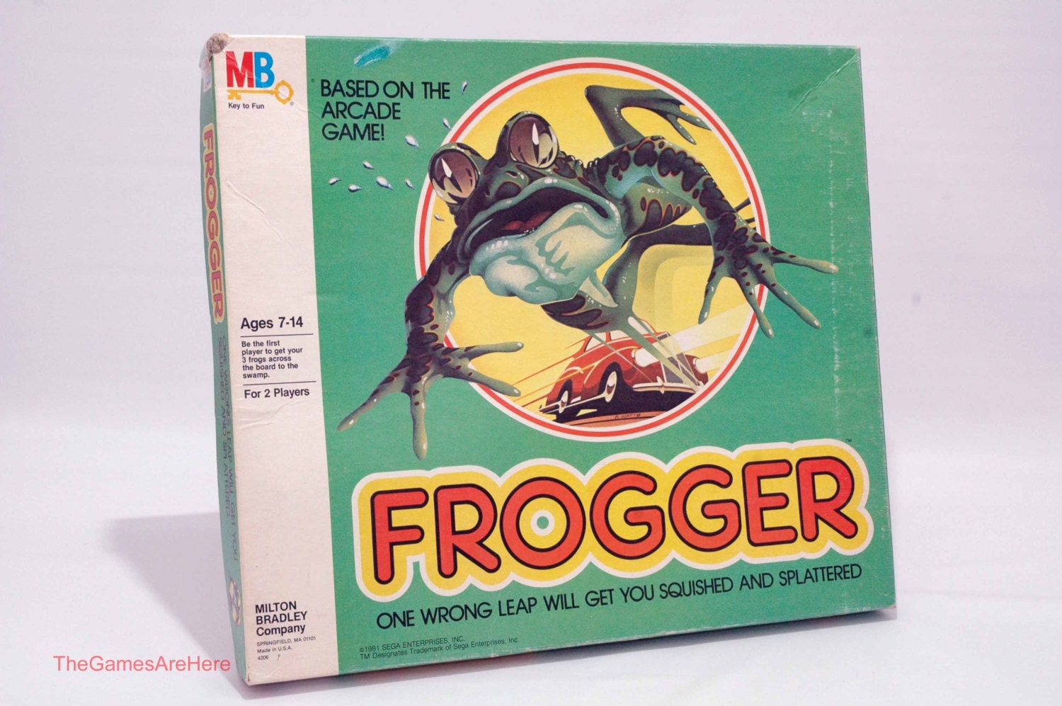 Frogger Board Game from Milton Bradley 1981 COMPLETE