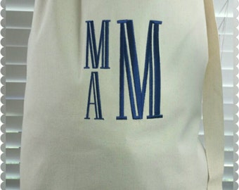 Items similar to CUSTOM LAUNDRY BAG Made to Order for your College or
