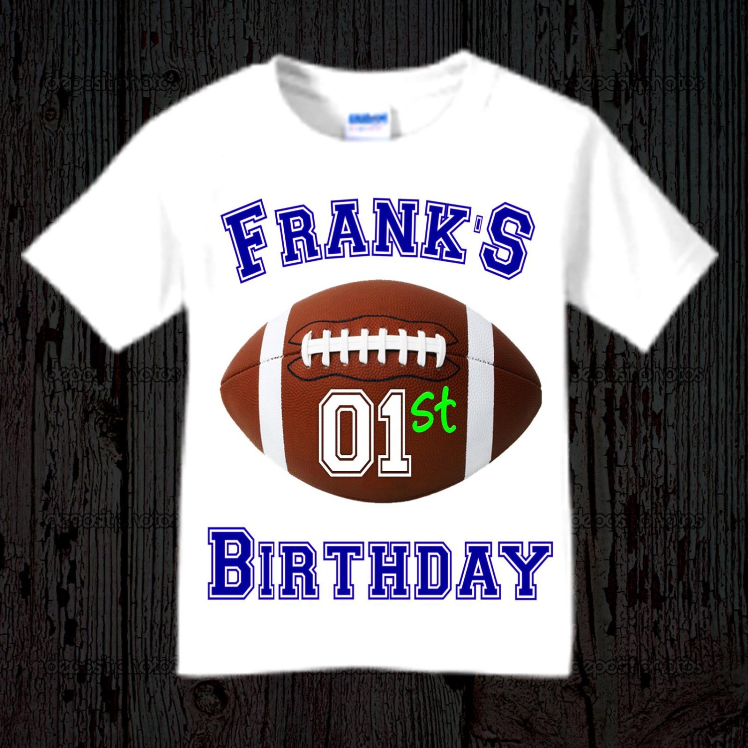 Football Boys Birthday Shirt