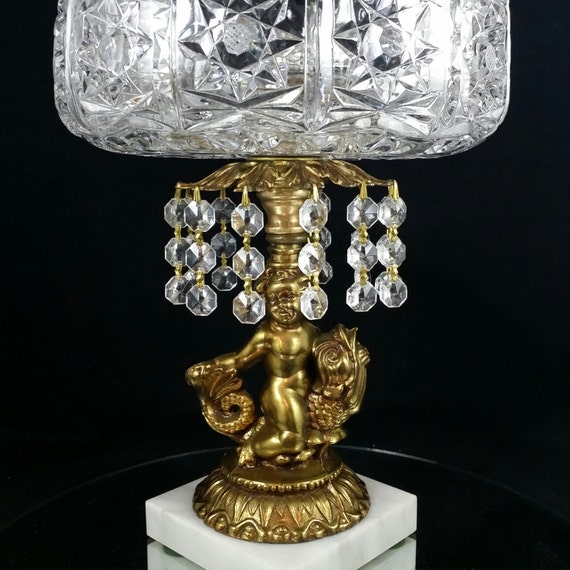 Centerpiece Display Bowl Stand Glass Bowl Crystal Platter