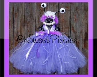 BOO MONSTERS INC Inspired - Halloween Costume - Sizes 0, 3, 6, 9, 12, 18, 24 Months, 2t, 3t, 4t, 5t
