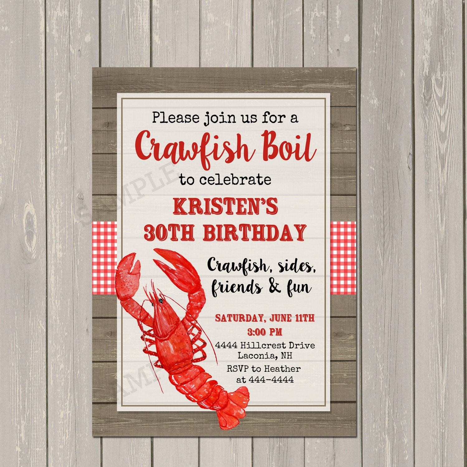 Low Country Boil Party Invitations 9