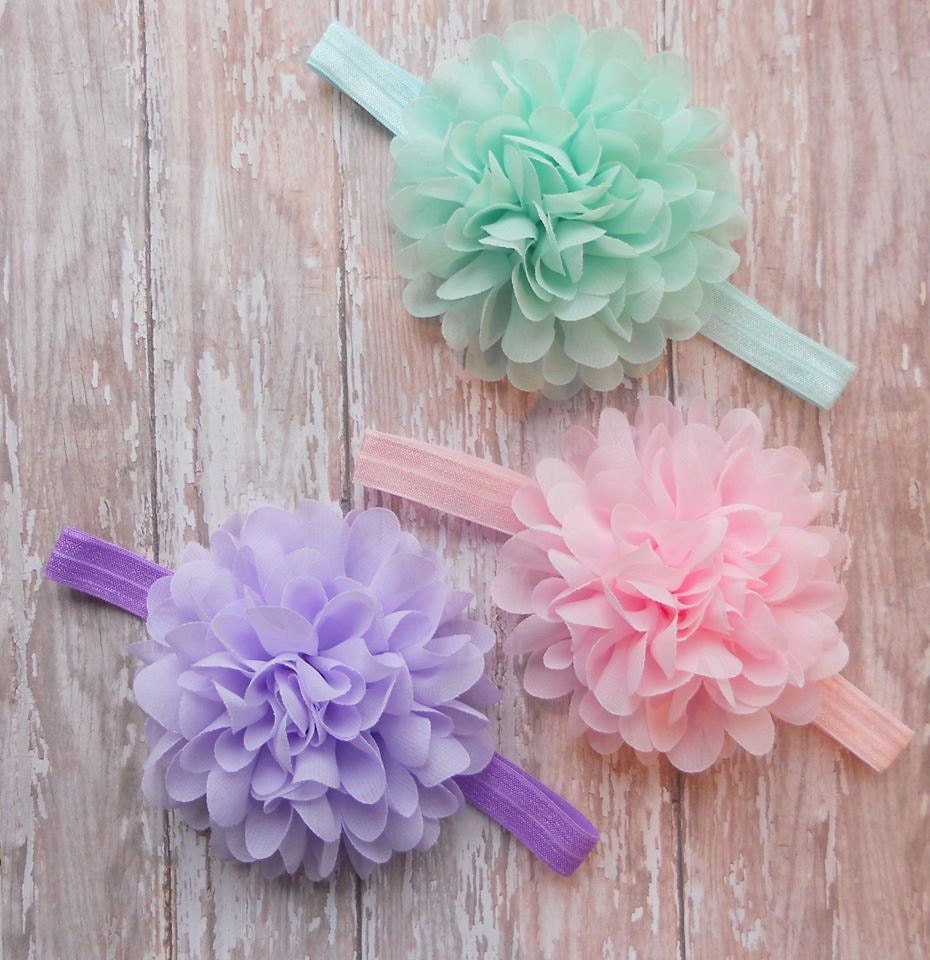 Baby Girl Headband Big flower Baby Headband Newborn