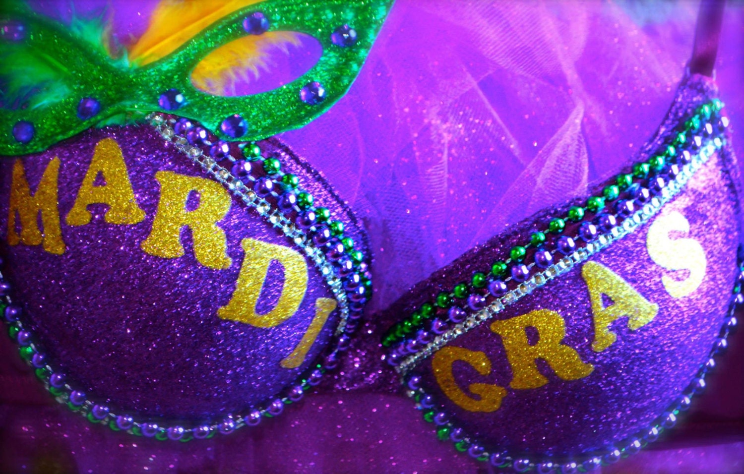 mardi gras bra