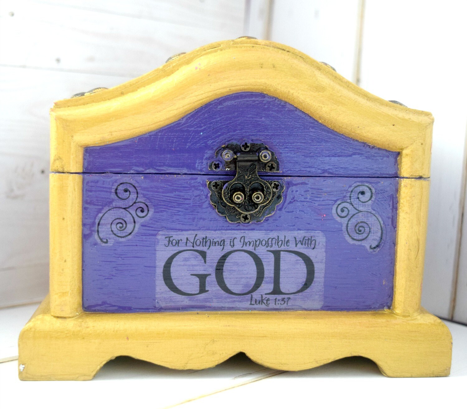 Christian Keepsake Box Treasure Box by AllAboutJESUSDesigns