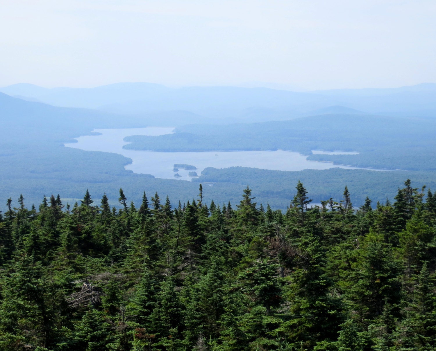 Lake Whitingham from Stratton Mountain Tower