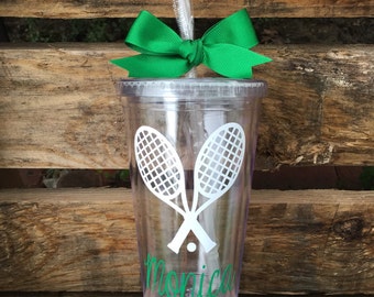 Tennis Tumbler, Personalized Tennis Tumbler, Tennis Cup, Tennis Team Gifts, Tennis Coach Gift, Tennis Gifts, Gift for Tennis Player