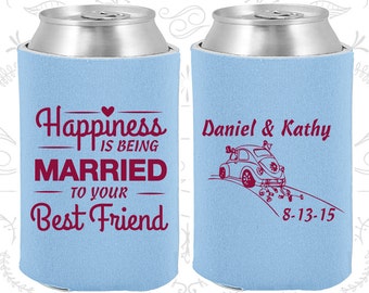 best friend beer koozies