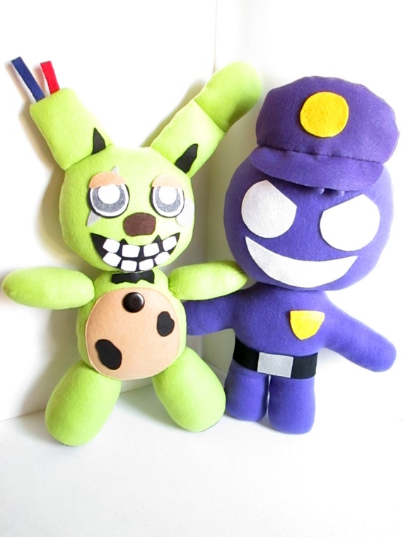 purple guy plush fnaf