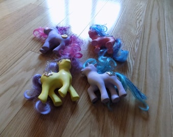 My Little Pony G1 Princess Ponies Vintage Hasbro 1980's MLP Ponies Horse Toy dolls Misty Sparkle Starburst Primrose Play Custom lot