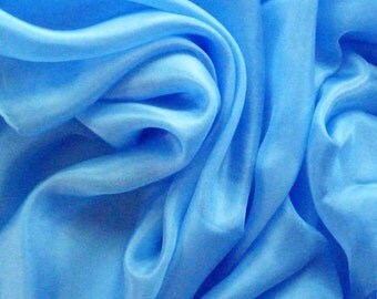 Silk Bellydance Veil Baby Blue Silk Belly Dance Veil