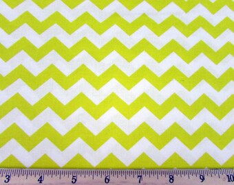 1/2" Chevron Yellow Fabric