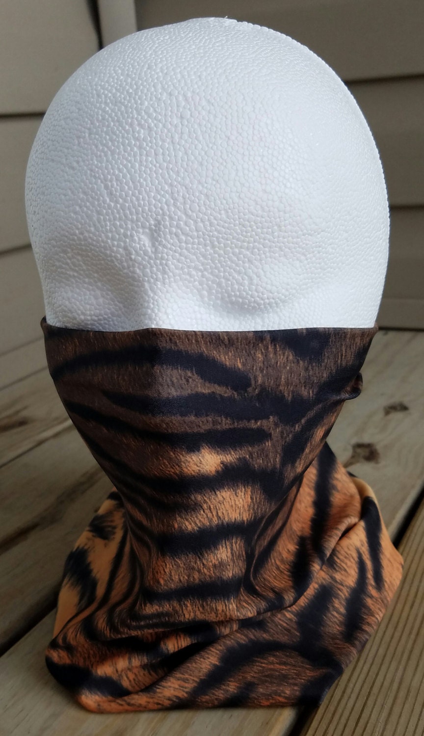 SALE Seamless Bandana Mask tiger animal print