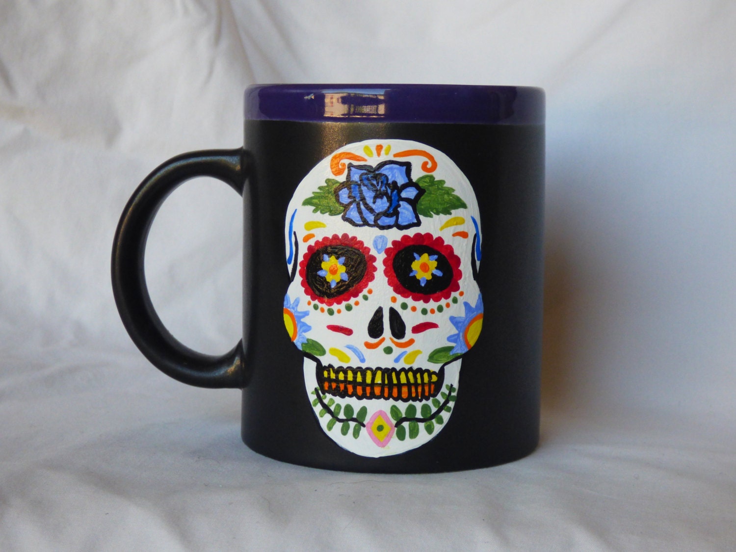 Day of the Dead Coffee Mug Sugar Skull Dia De Los