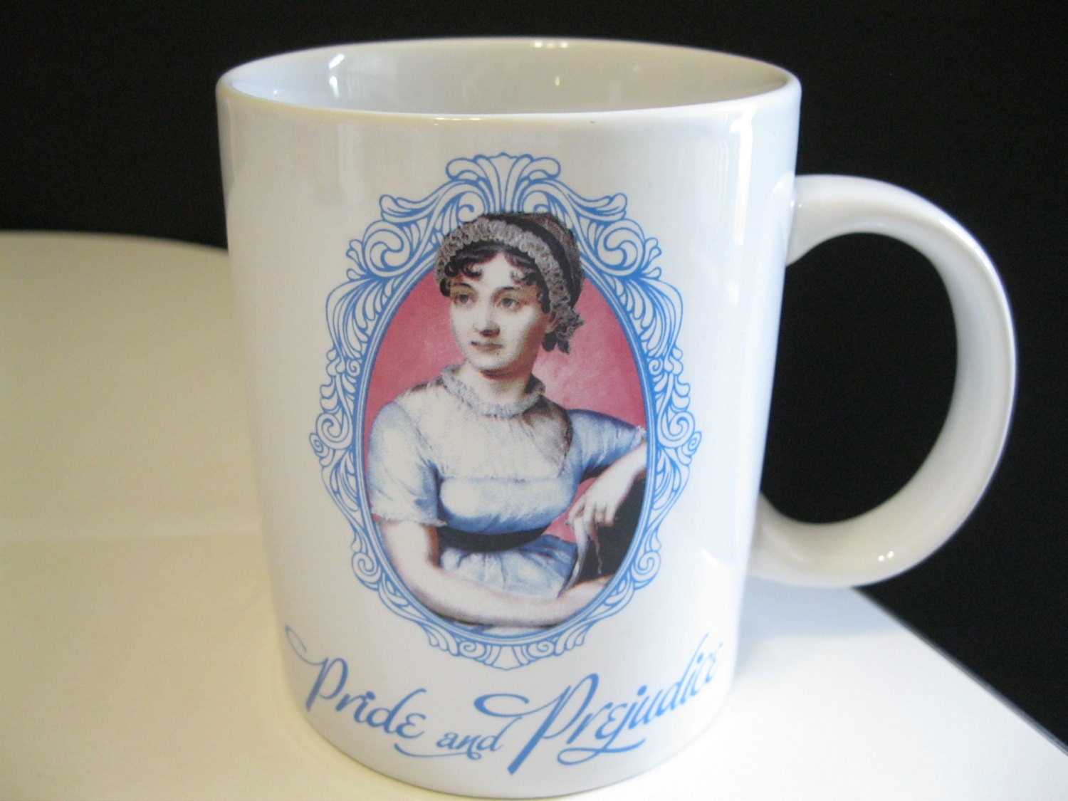 Jane Austen Mug Cup Pride And Prejudice Mug Classic Novel