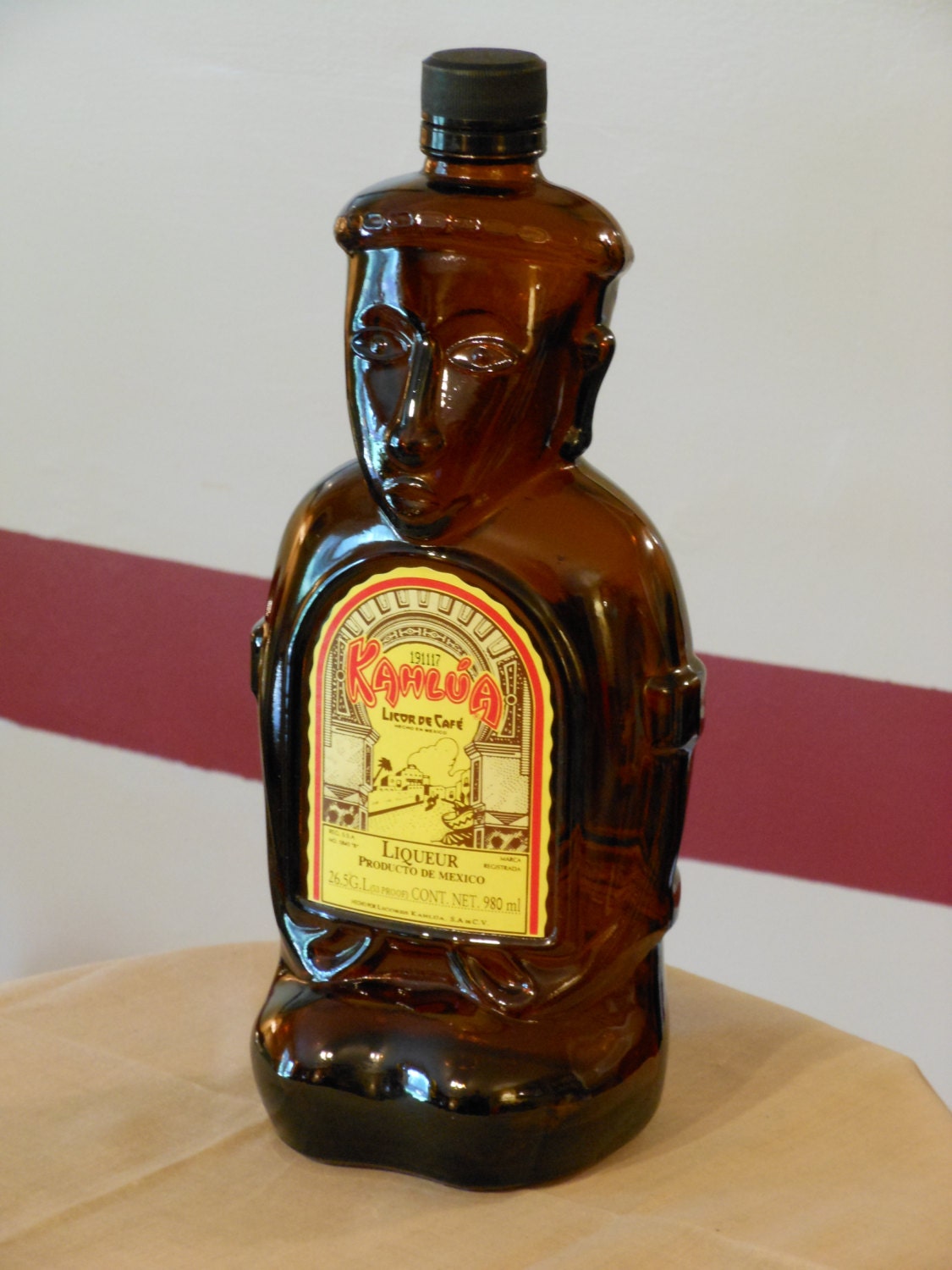 Kahlua Liqueur Heritage Edition Tiki Bottle
