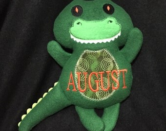 vintage stuffed alligator