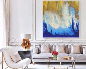 Large Contemporary Wall Art rectangle wall art gold leaf print large abstract canvas Large Contemporary Wall Art rectangle wall art gold leaf print large abstract canvas
