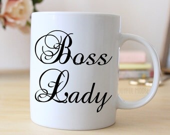 Boss Lady Coffee Mug - Boss Lady Mug - Boss Gift - Coffee Mug for Girl Boss