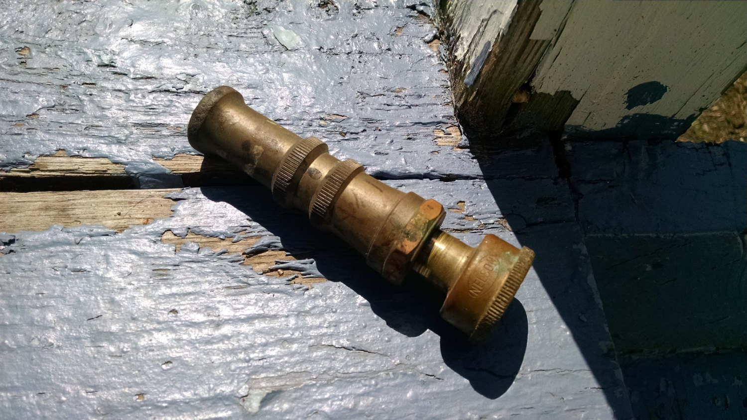 Vintage Brass Hose Nozzle Nelson Metal Hose Restoration