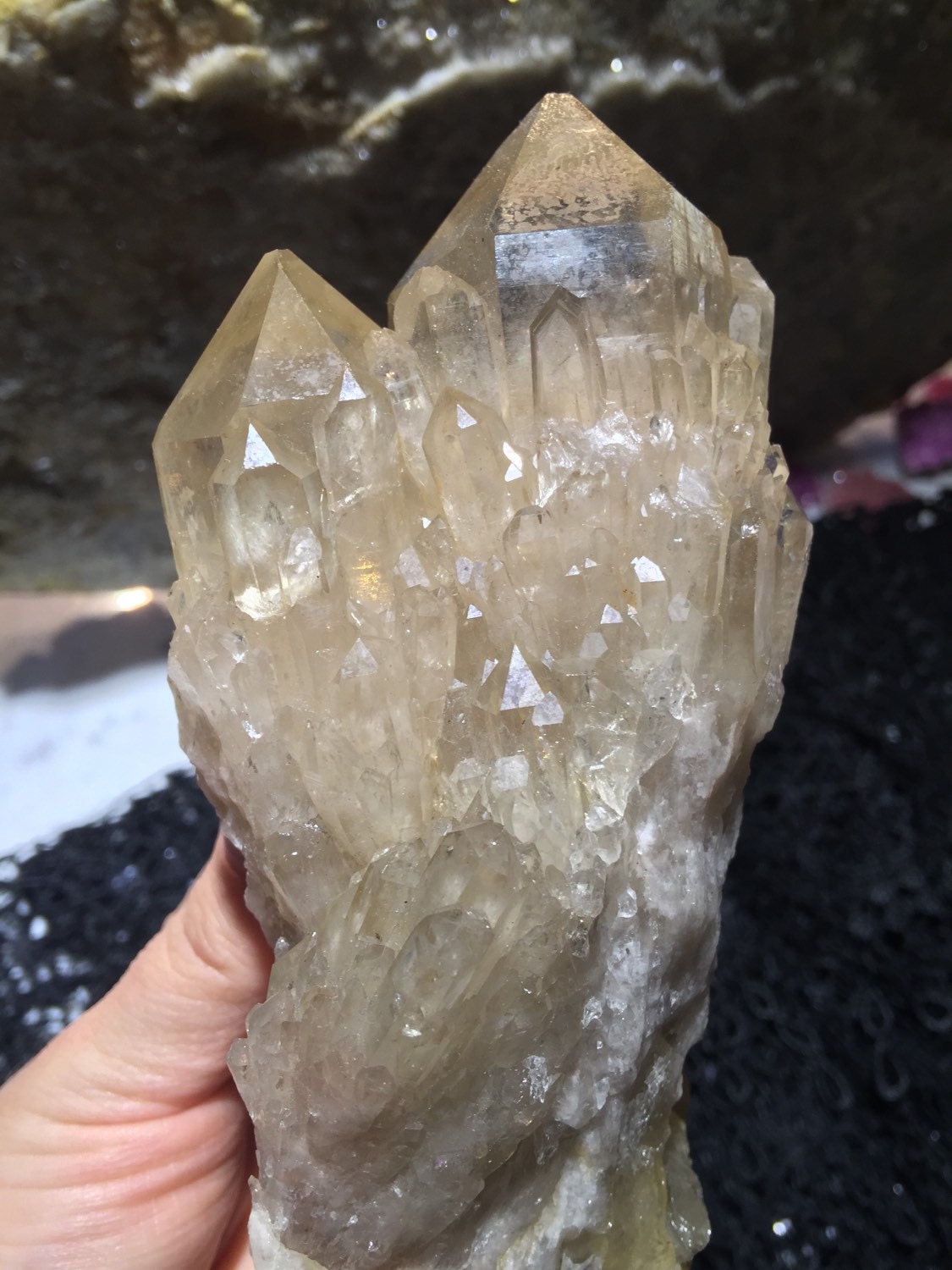 Kundalini Quartz Citrine Lightbrary Cathedral Quartz