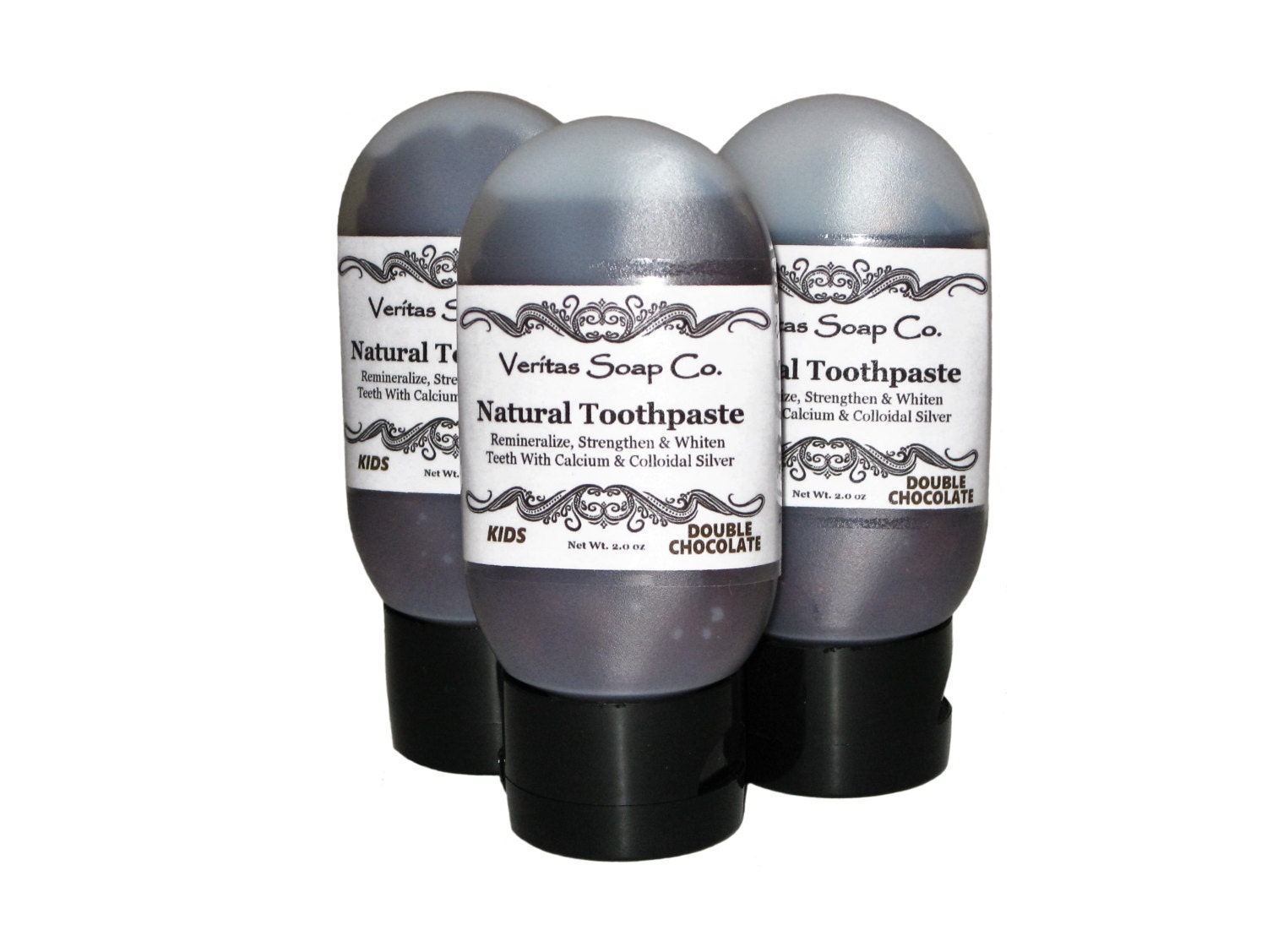 DOUBLE CHOCOLATE Toothpaste Clean Your Teeth with Calcium, Colloidal