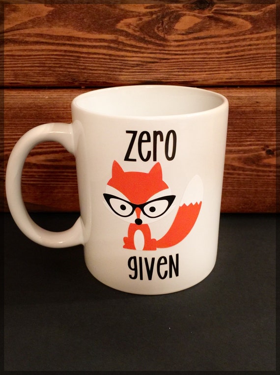 Zero Fox Given Coffee Mug by 927Designs on Etsy