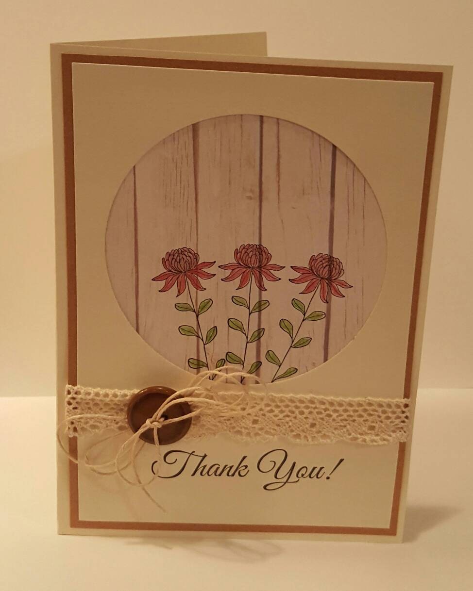 Handmade Thank You Card