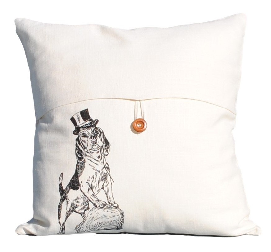 Dog Throw Pillow Cover 18 x 18 Pillow Case
