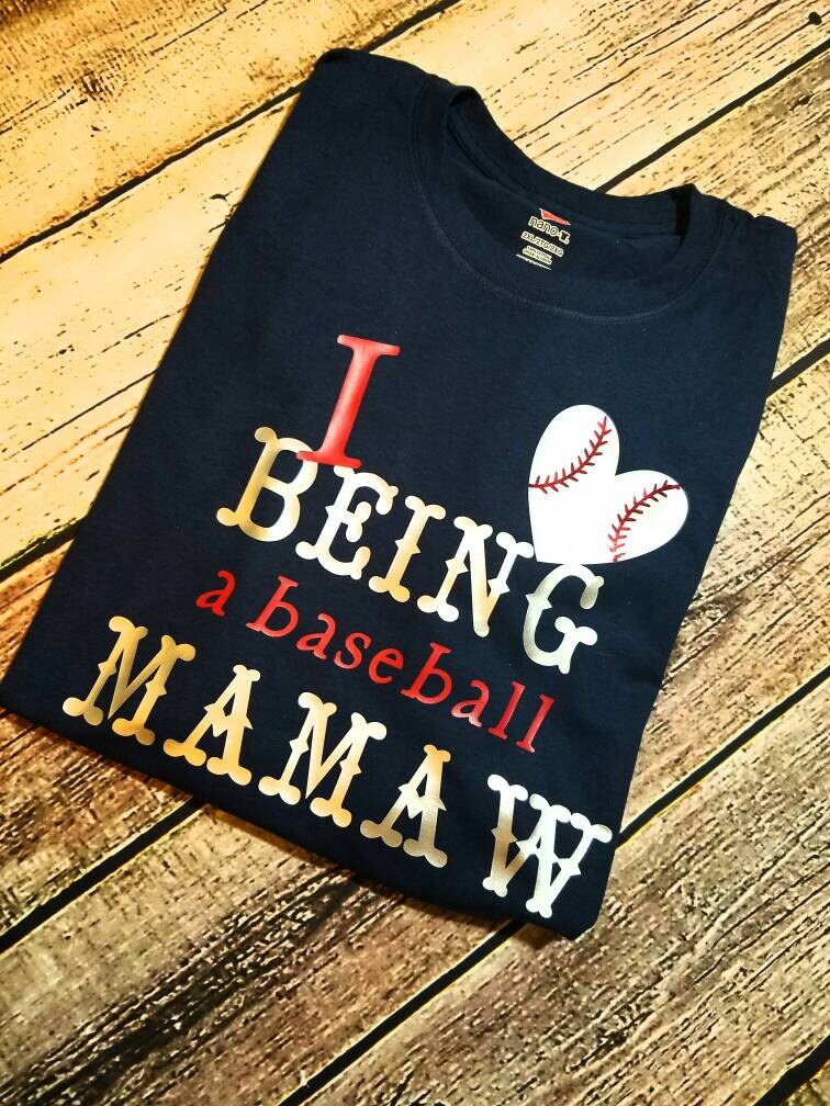 Baseball mawmaw shirt Grandma baseball shirt