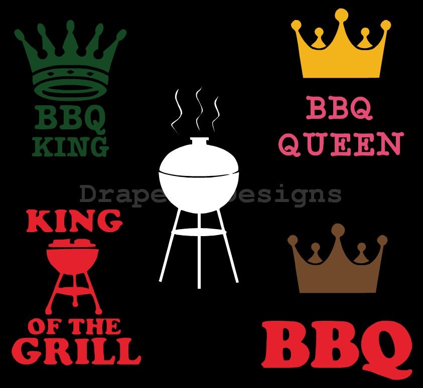 BBQ Decals by DrapelaDesigns on Etsy