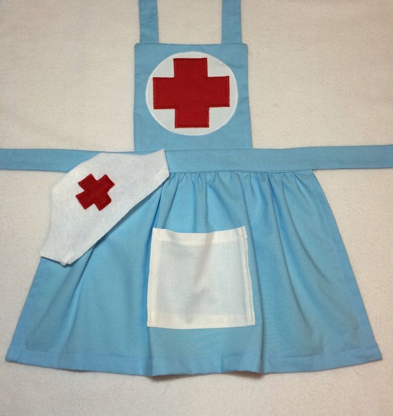 Nurse Costume Nurse Apron Child Nurse Girls Nurse Costume