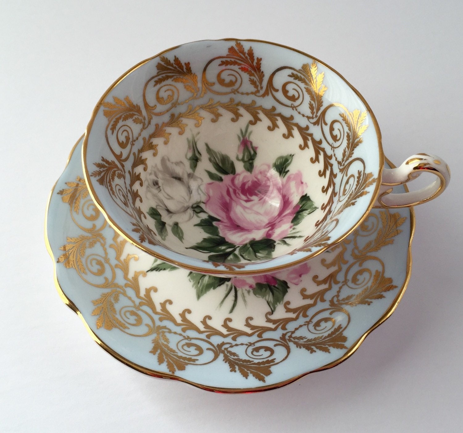 E B Foley China Tea Cup & Saucer