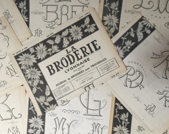 French Vintage Embroidery 'La Broderie Lyonnaise' Journal