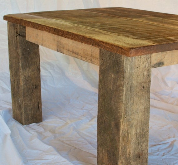 Rustic Reclaimed oak Table Top with Barn by ...