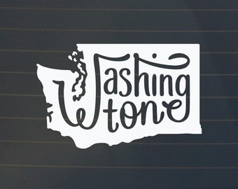 Washington Car Decal - Washington Decal - Washington State Sticker