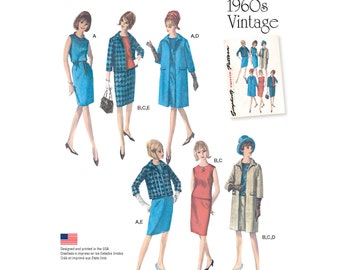 Simplicity Pattern 8246 Misses' Dress or Top, Skirt and Jacket or Coat