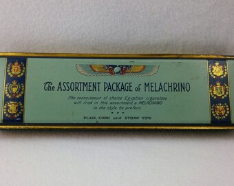 Vintage Melachrino Egyptian Cigarette Tin
