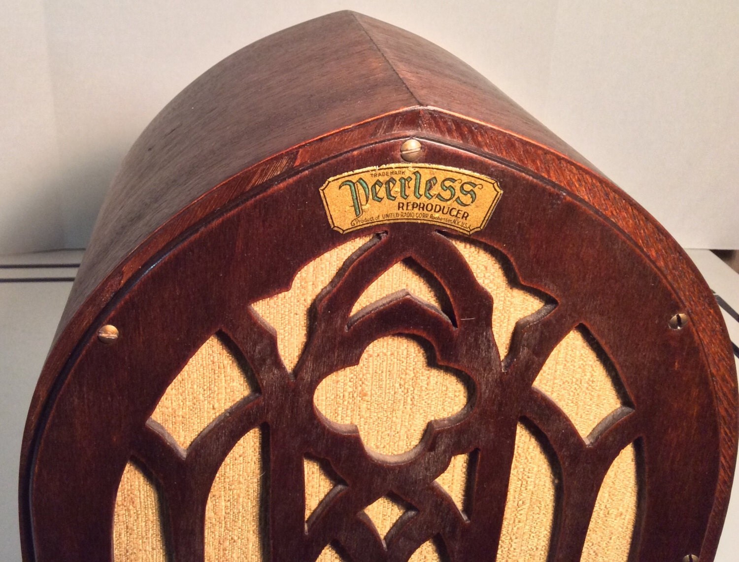 Antique Peerless Radio Reproducer Speaker Working Condition