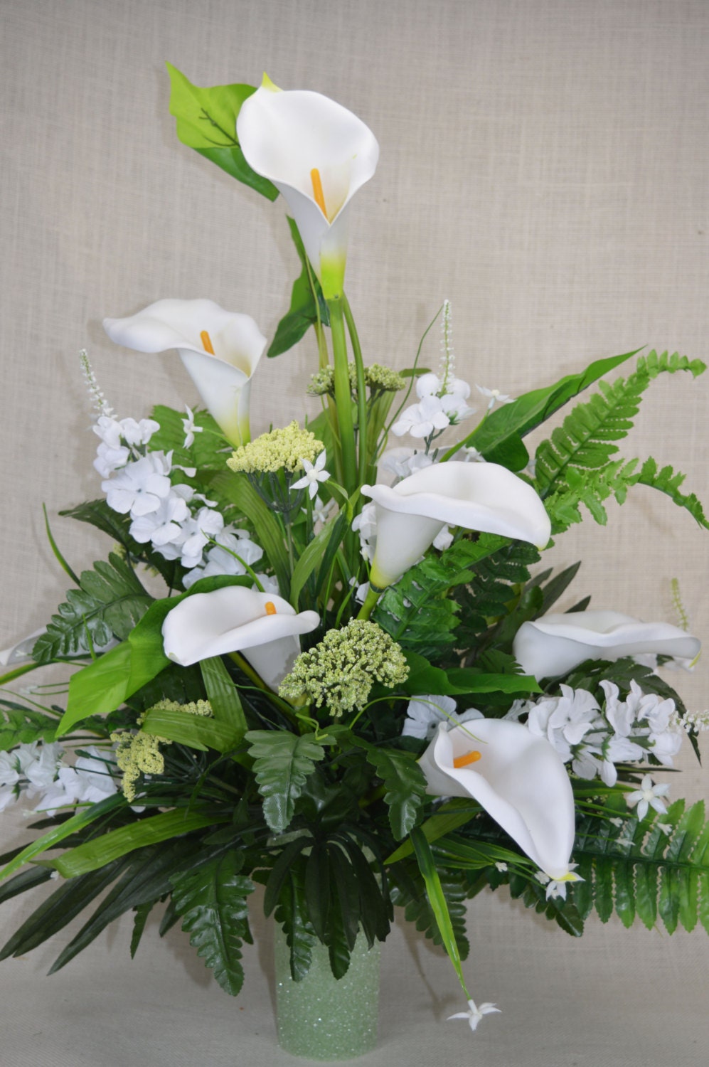 No.C0133 Spring Cemetery Arrangement. Spring Cone Flower