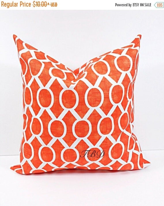 orange pillow cases