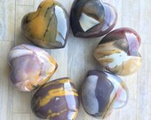 Mookaite Jasper gemstone Heart-Meditation Tool-Reiki Healing- Crystal Heart-Hand Carved Gemstone Hearts-Mookaite Hearts