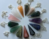Gemstone Pendulums-Pendulums-Divination Tools-Dowsing