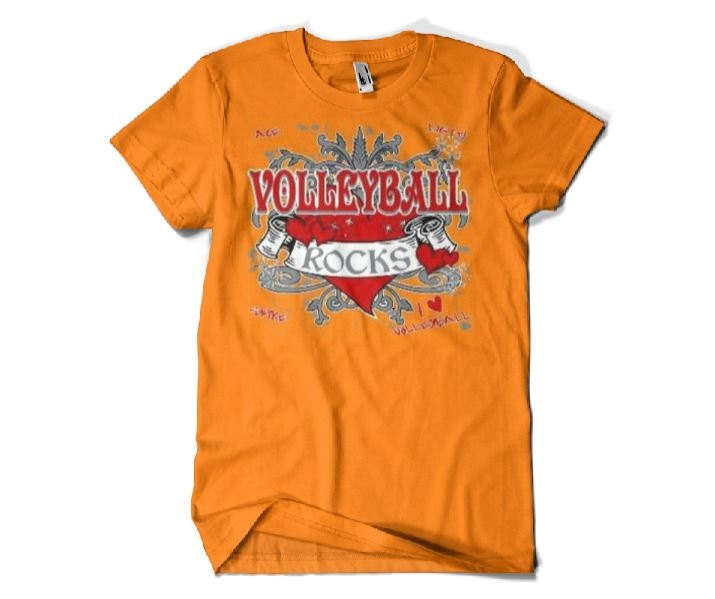 Volleyball Rocks Shirts Cute Volleyball shirts Volleyball