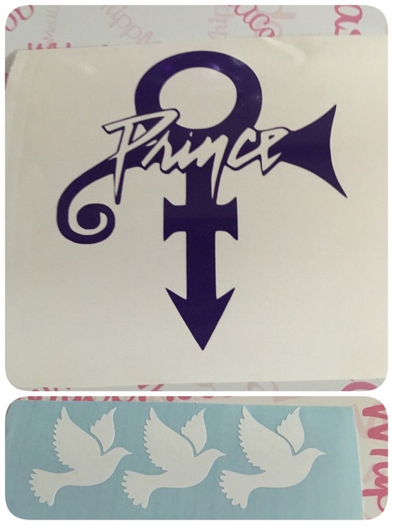 tumblers doves decal doves Prince w