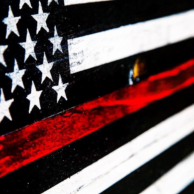 Large Thin Red Line flag